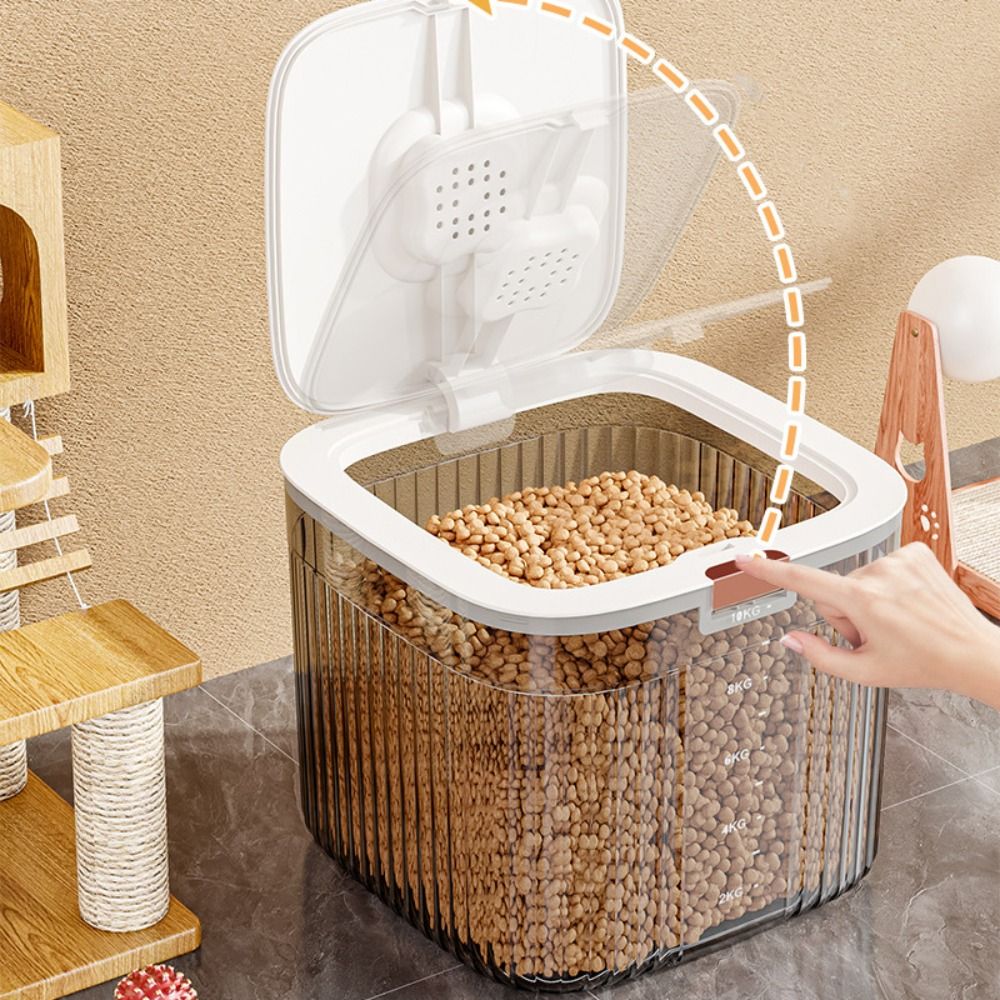 Food Storage Pet - Flip Cover Dog Food Storage Container
