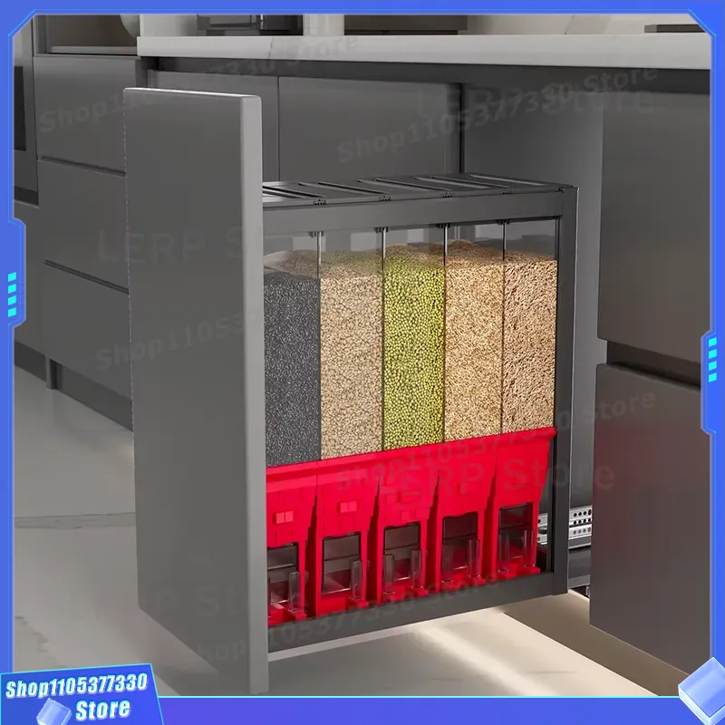 Food Storage Without Pantry - Multi Function Kitchen Storage Containers Pull