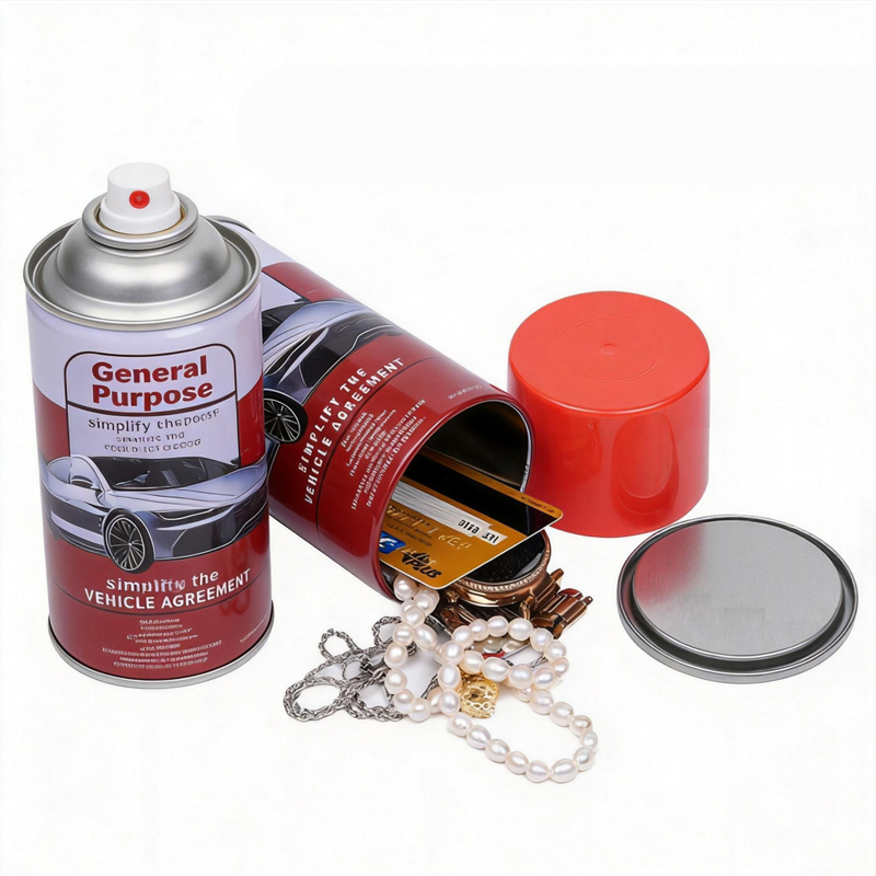 Food Storage With Compartments - Hidden Safe Box Lubricant Diversion Safe