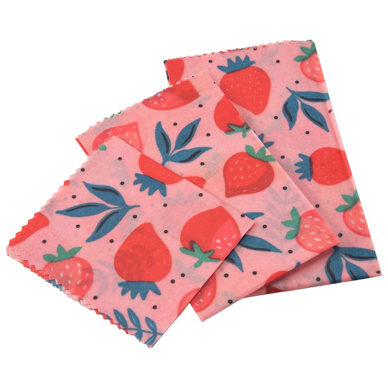 Beeswax Food Wrap - A01F-1Set Reusable Beeswax Cloth Wrap Food