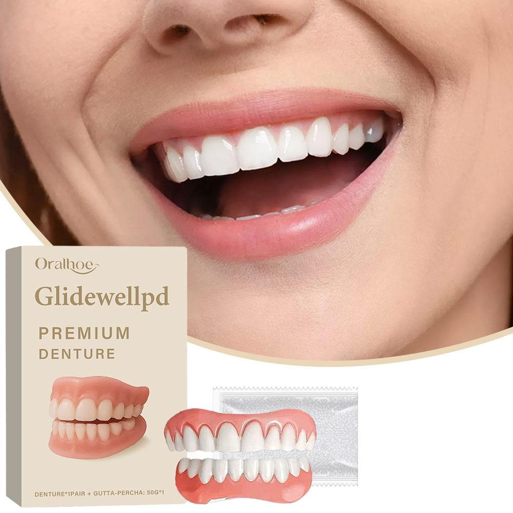 Food Storage For Long Term - Reusable Denture Set for Aesthetic Smile
