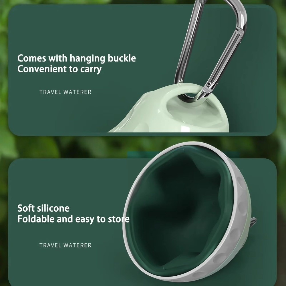 Food Storage With Scoop - New Silicone Dog Water Bottle Foldable