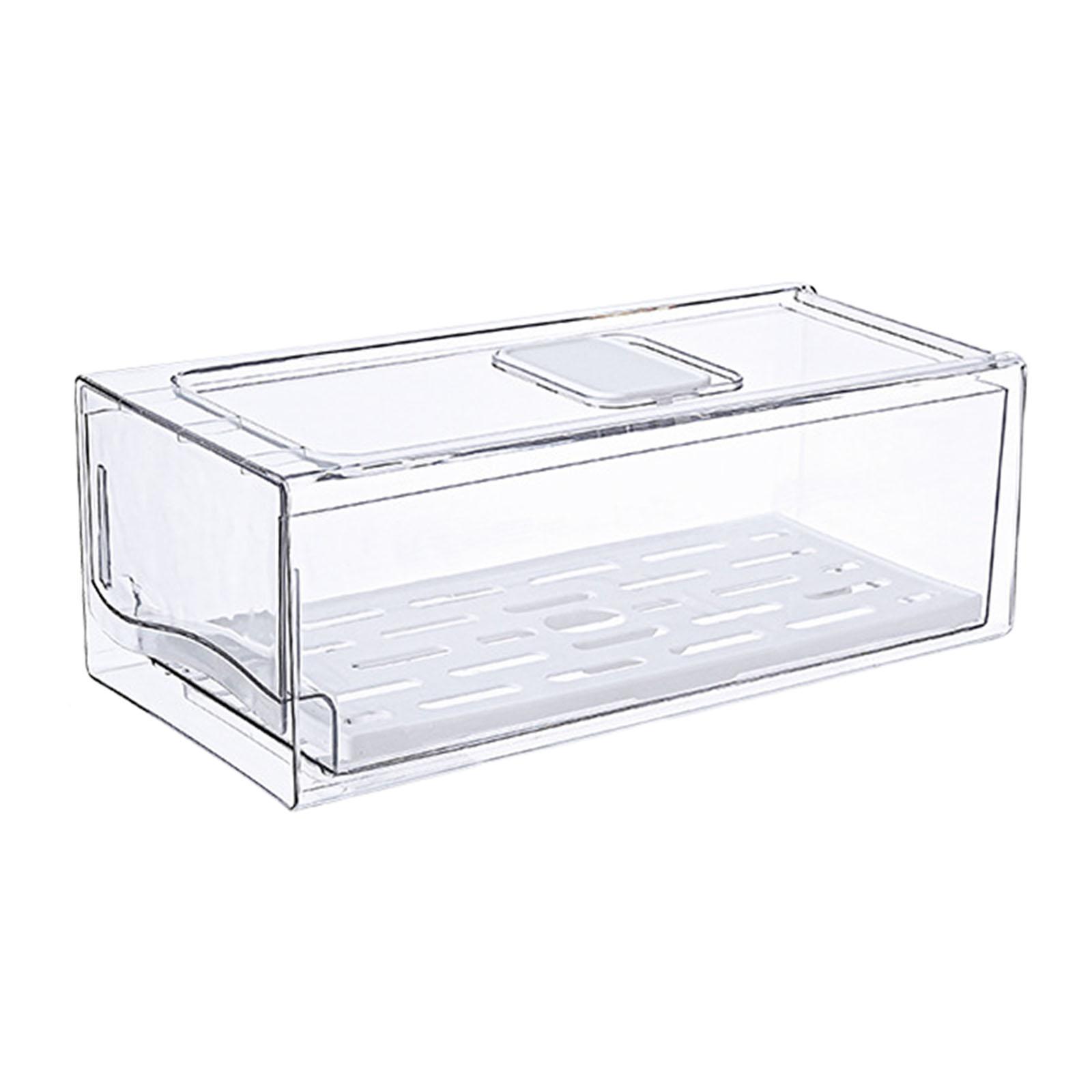Food Storage Without Pantry - Fridge Drawer Bins Pantry Organizers Kitchen