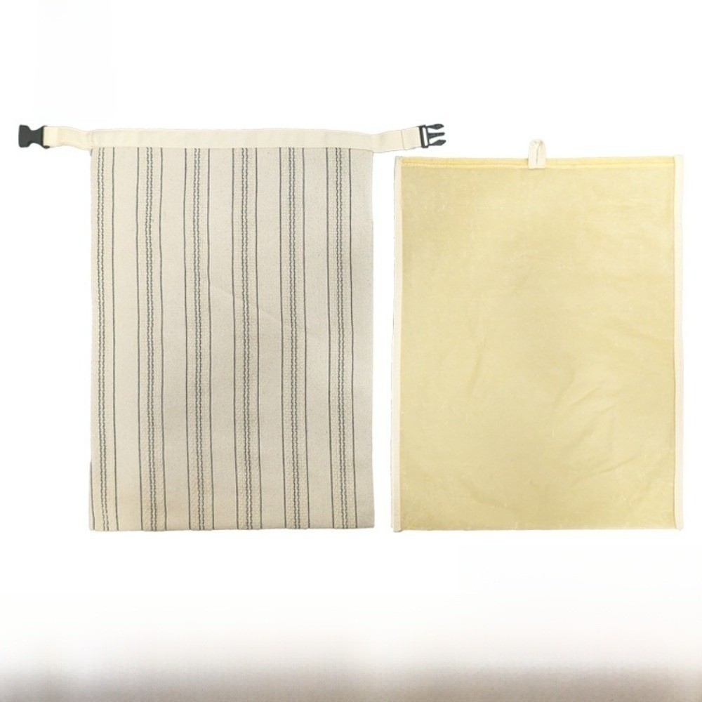 Beeswax Food Wrap - Reusable Beeswax Bread Bags Beeswax Coated