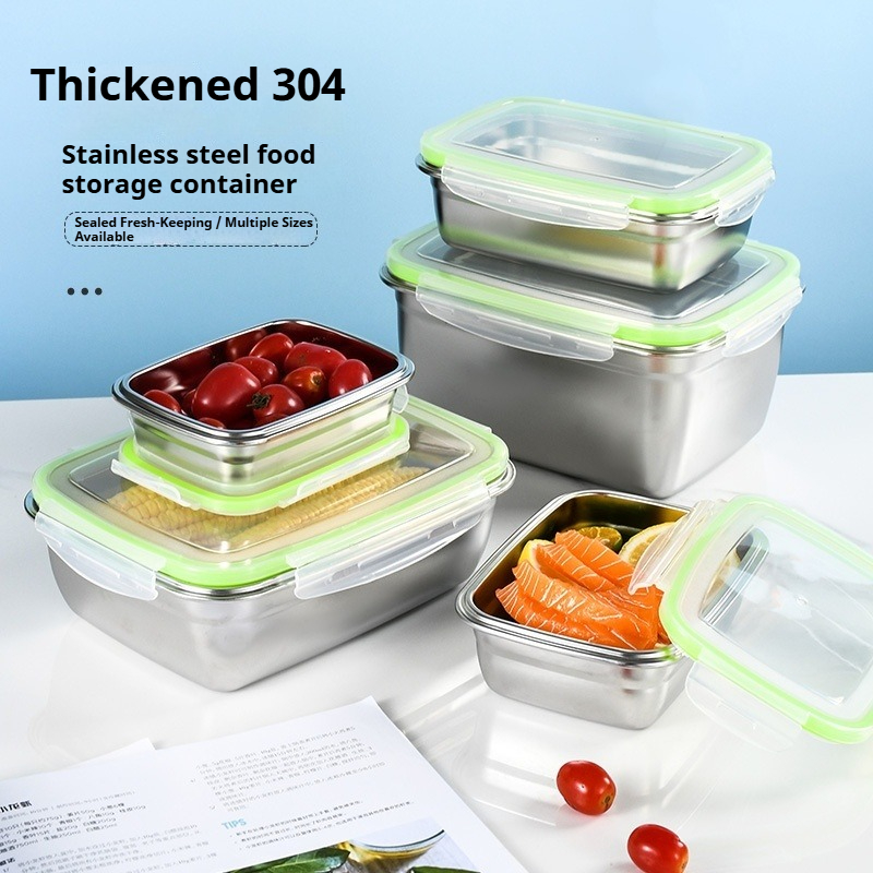 Food Storage Ideas - 304 Stainless Steel Lunch Box Set