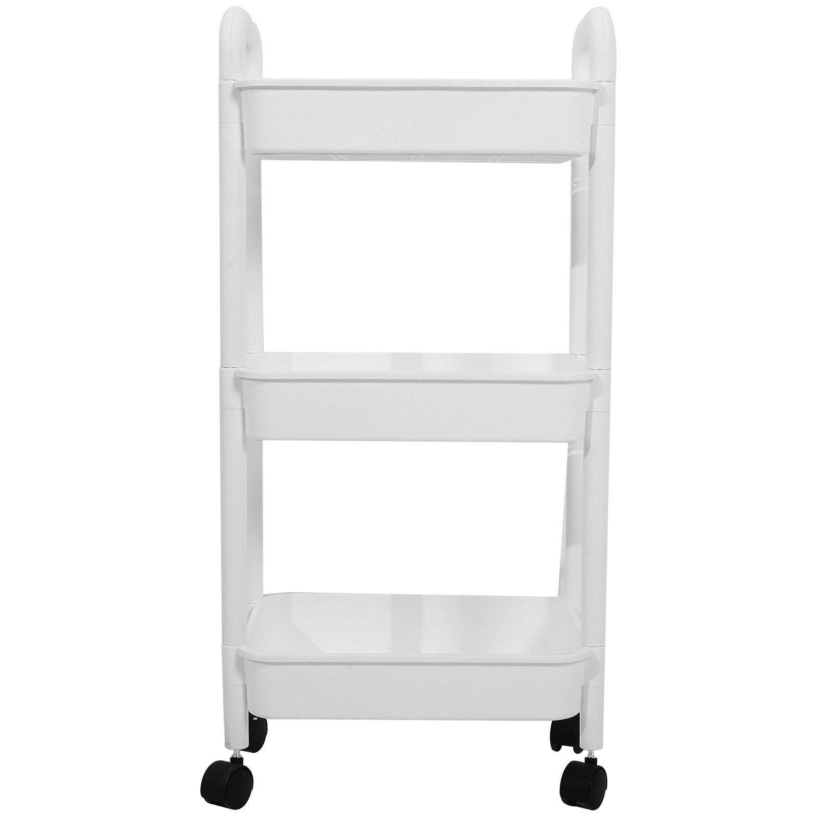 Food Storage On Wheels - Storage Shelves Book Carts with Wheels