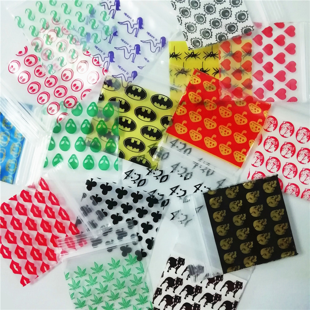 Food Storage Ziploc Bags - 400 Baggies 4 Designs Zip lock