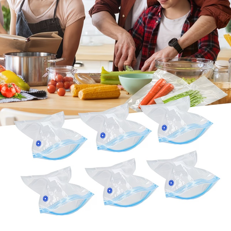 Food Storage For Long Term - Professional Vacuum Sealer Bags Set with