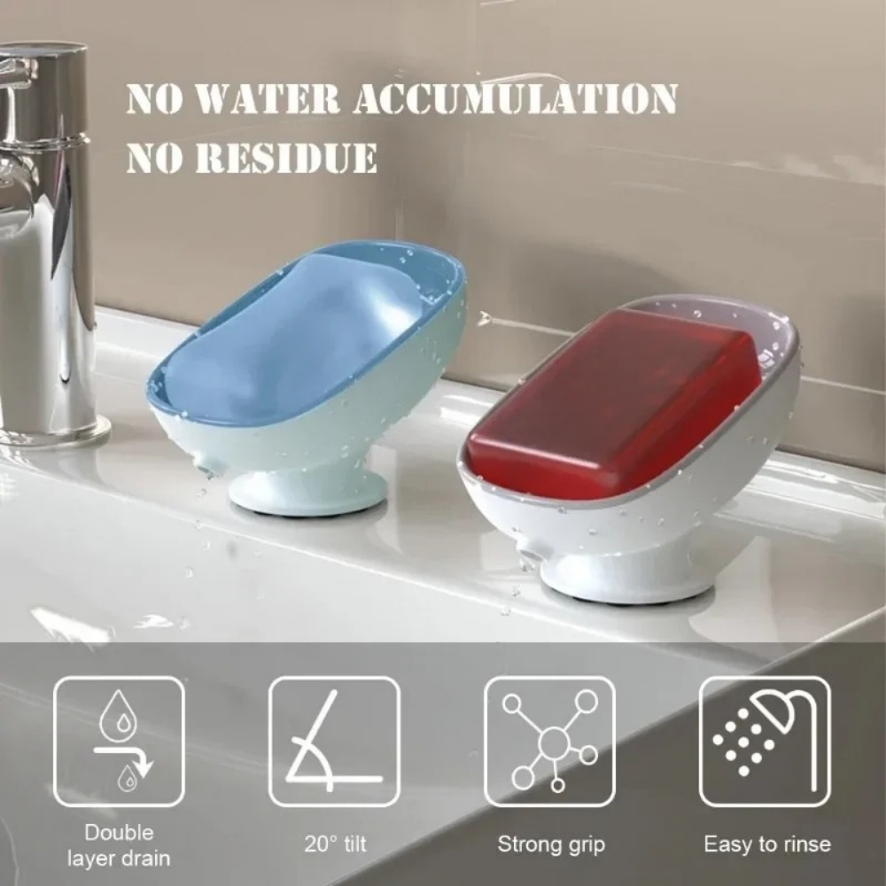 Food Storage Rack - 1pc Super Suction Cup Bathroom Soap