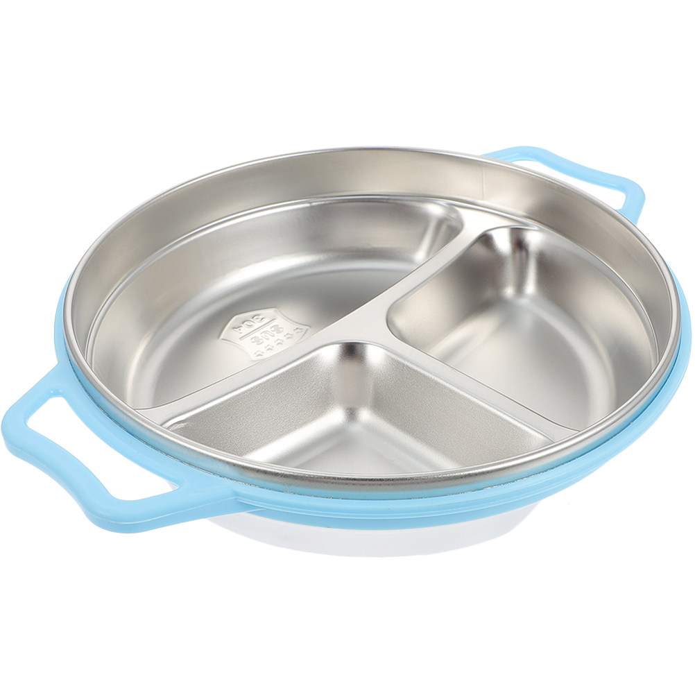 Food Storage With Compartments - Divided Food Stainless Steel Kids Serving