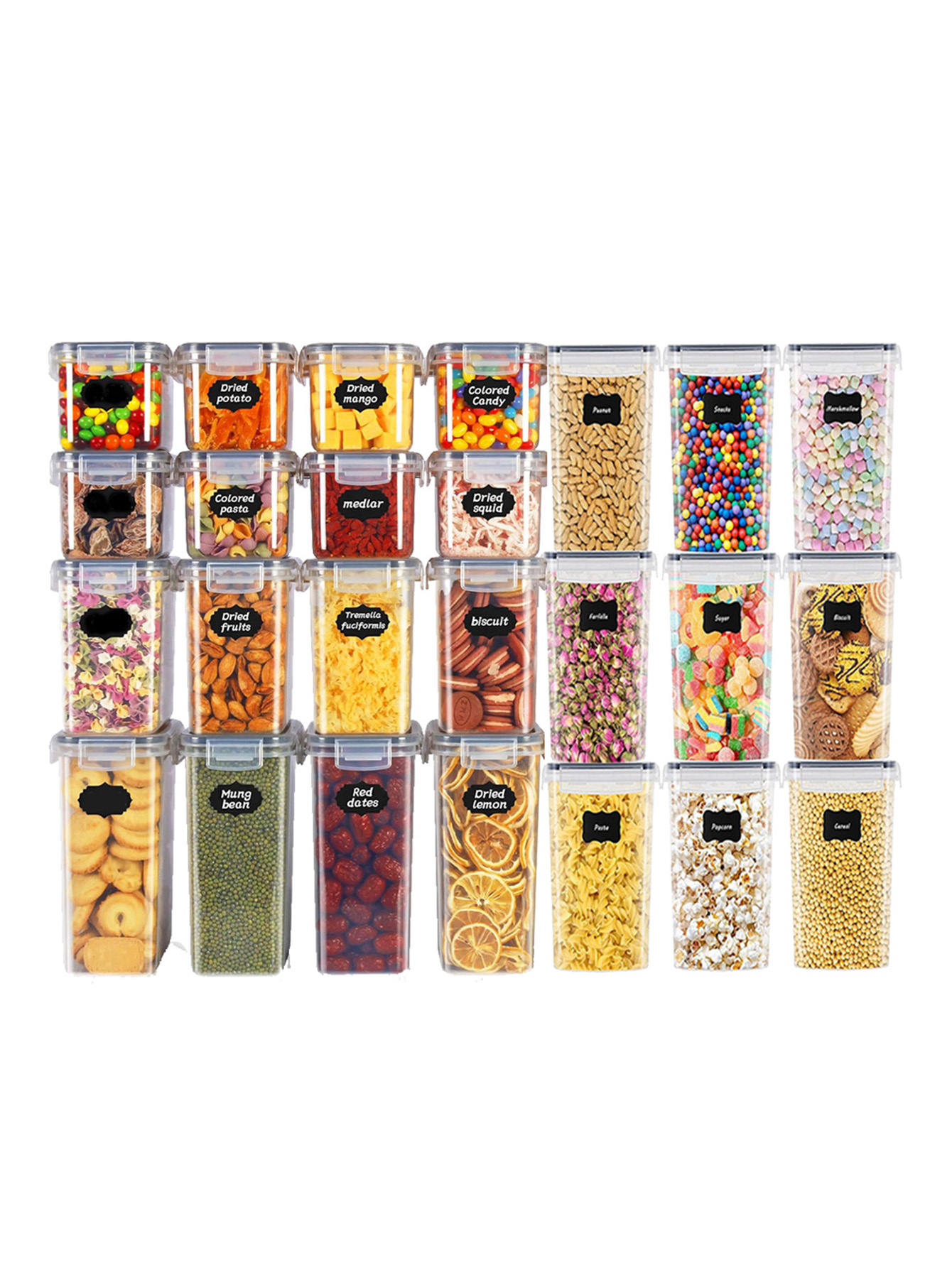 Food Storage Ideas - 48pcs, Sealed Food Storage Containers with
