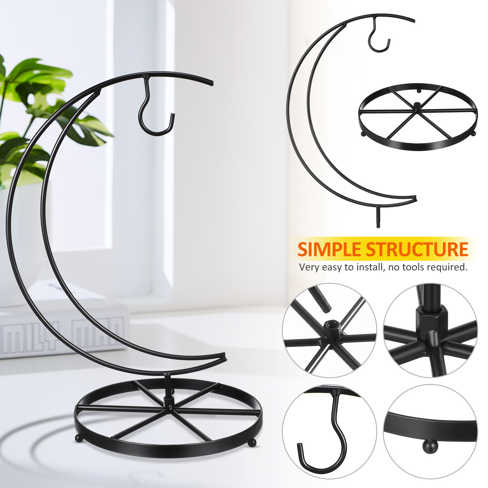 Fruit Plate Hook Metal Rack Ba - Food Storage Rack ulasan dan harga