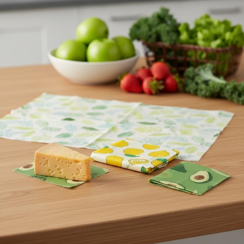 Organic Beeswax Wraps 3sheets  - Beeswax Food Wrap ulasan dan harga