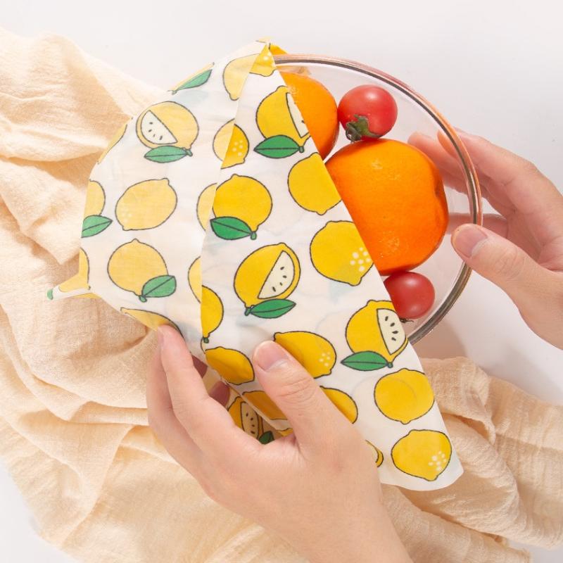Organic Beeswax Wraps 3sheets  - Beeswax Food Wrap ulasan dan harga