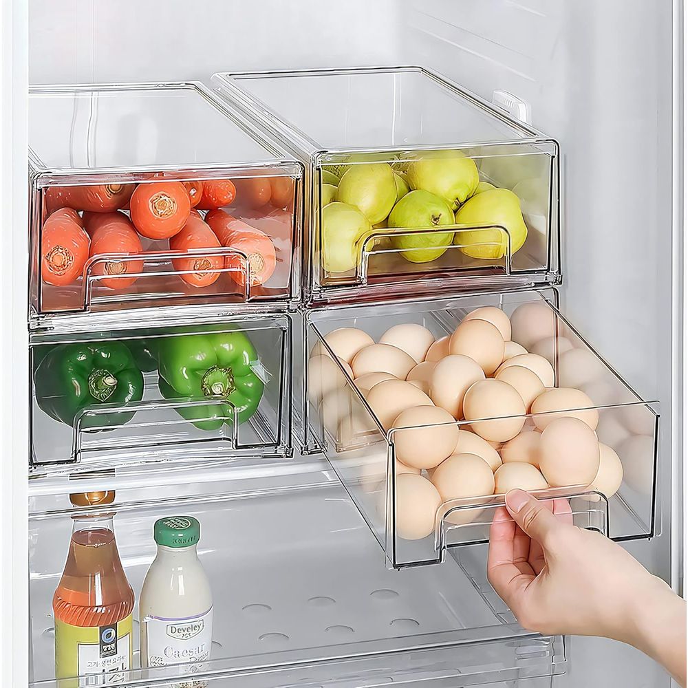 Clear Ridge Pull Out Stackable - Food Storage Without Pantry ulasan dan harga