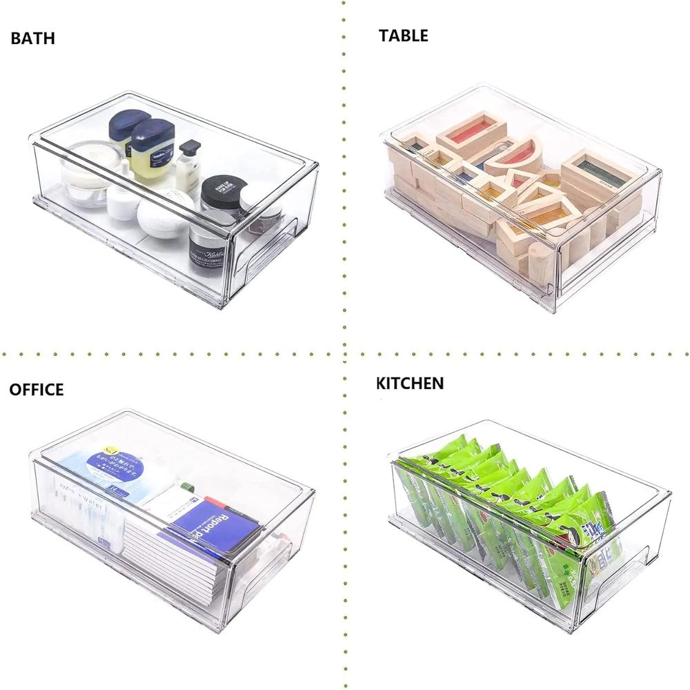 Clear Ridge Pull Out Stackable - Food Storage Without Pantry ulasan dan harga
