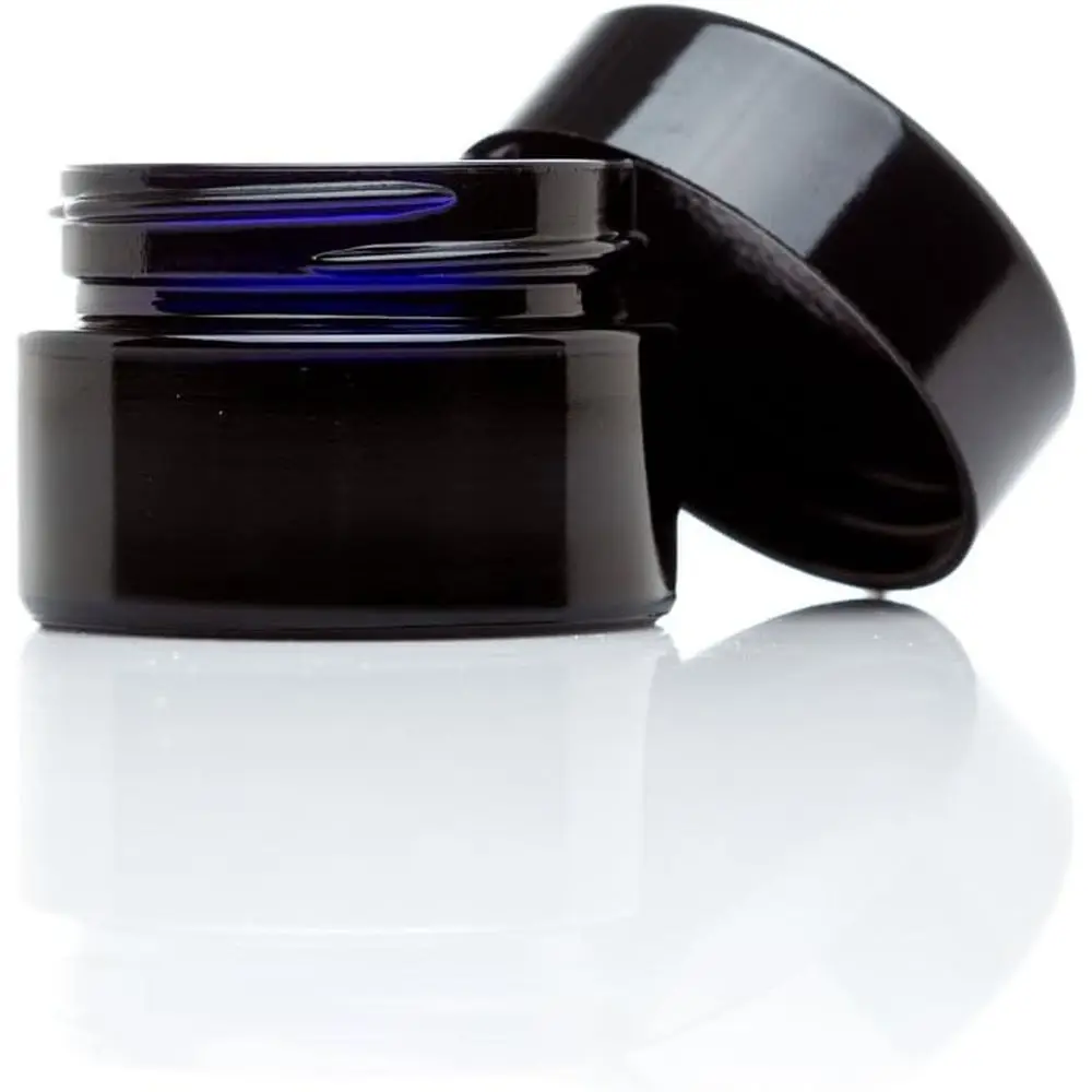 15ml Black Glass Airtight Jar  - Food Storage For Long Term ulasan dan harga