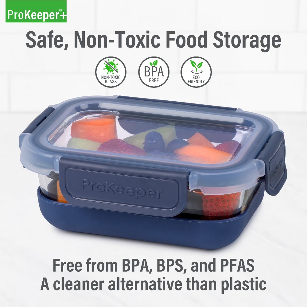 2 Pack 1.6 Cup Glass Food Stor - Food Storage Containers Glass ulasan dan harga