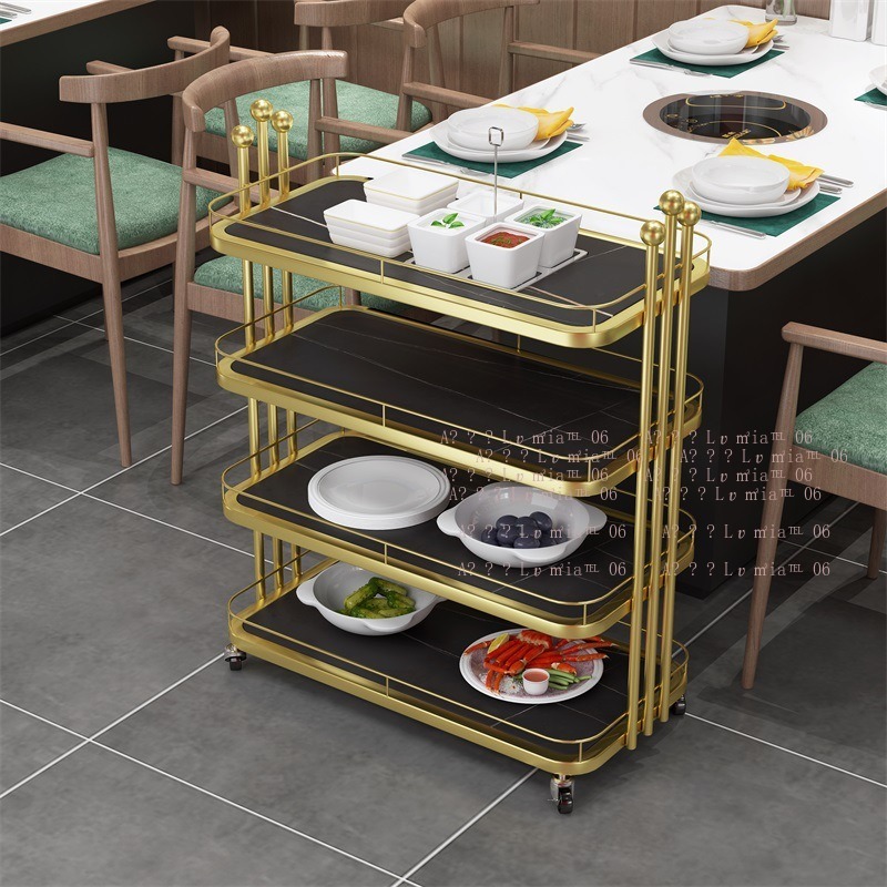 Restaurant Food Rack Tableware - Food Storage On Wheels ulasan dan harga