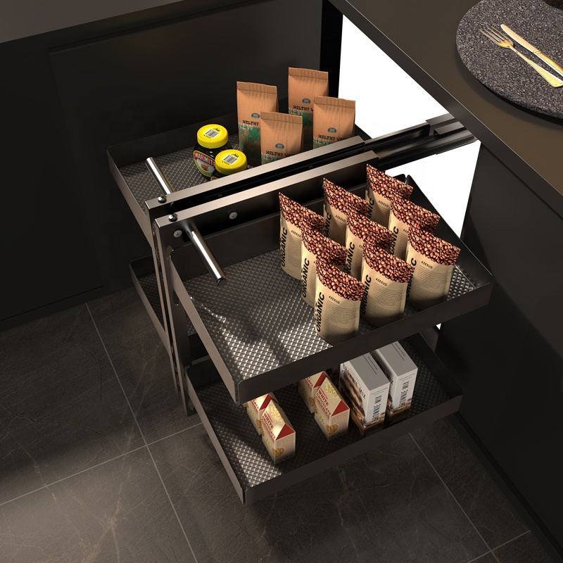 Vbosr Magic Corner Metal Food  - Food Storage Without Pantry ulasan dan harga