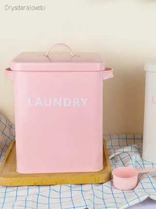 Pink White Kitchen Bathroom La - Food Storage With Scoop ulasan dan harga