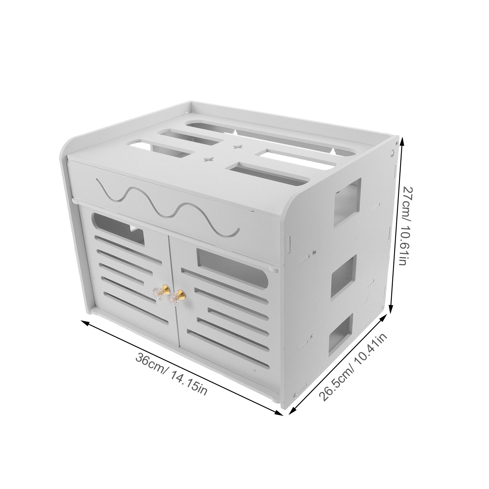 3 Layers WiFi Router Storage B - Food Storage Rack ulasan dan harga