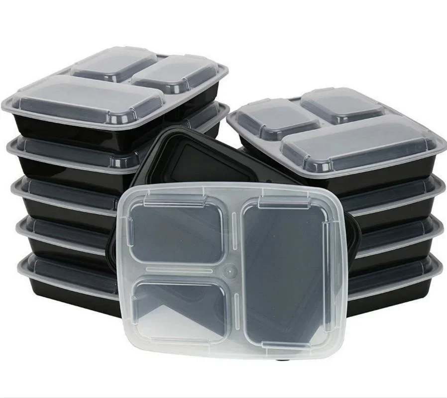 7 Pack 3 Compartment Meal Prep - Food Storage With Compartments ulasan dan harga