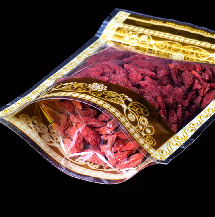 100PCS Stand-up Plastic Gold Z - Food Storage Ziploc Bags ulasan dan harga