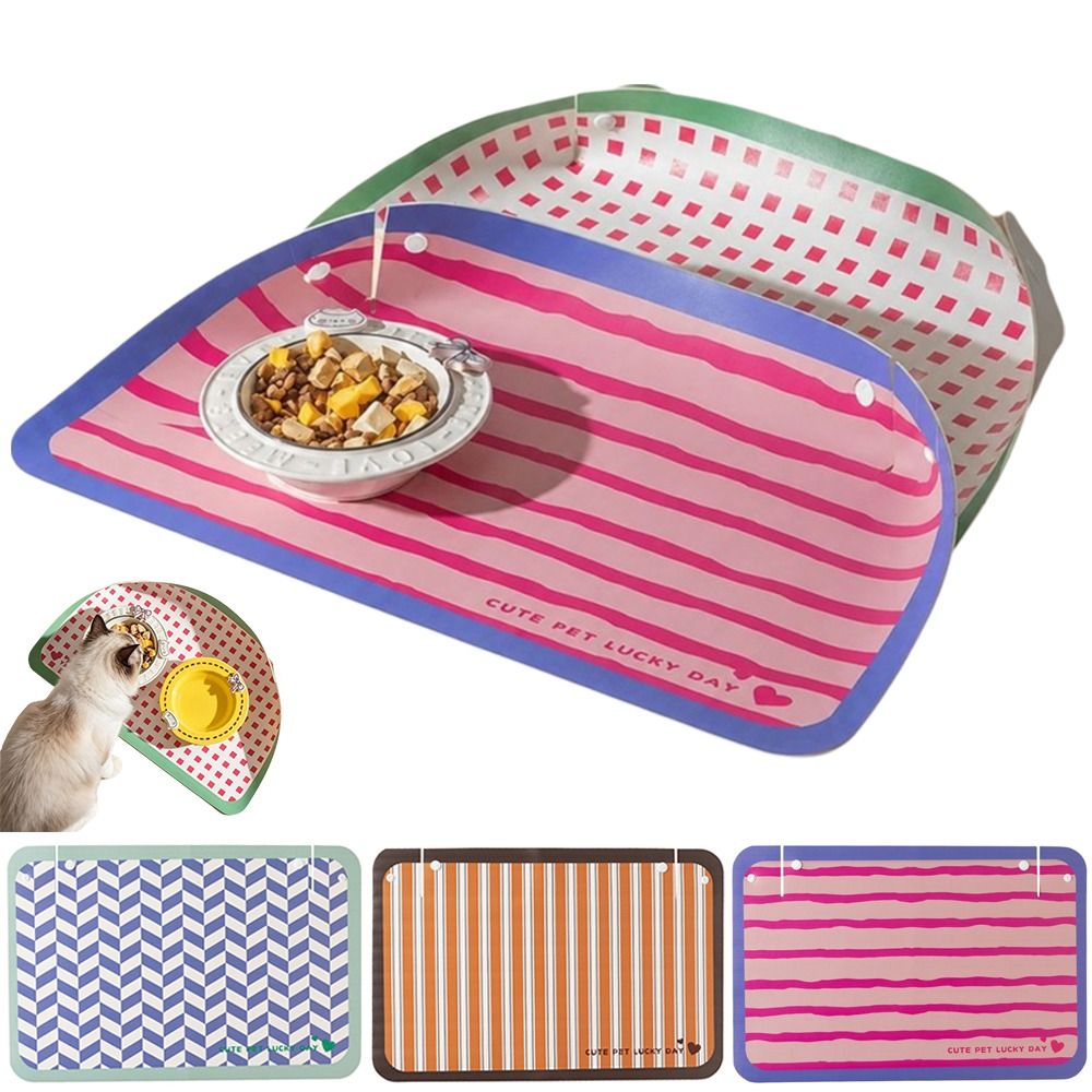 New PU Leather Cat Dog Food Ma - Food Storage With Scoop ulasan dan harga