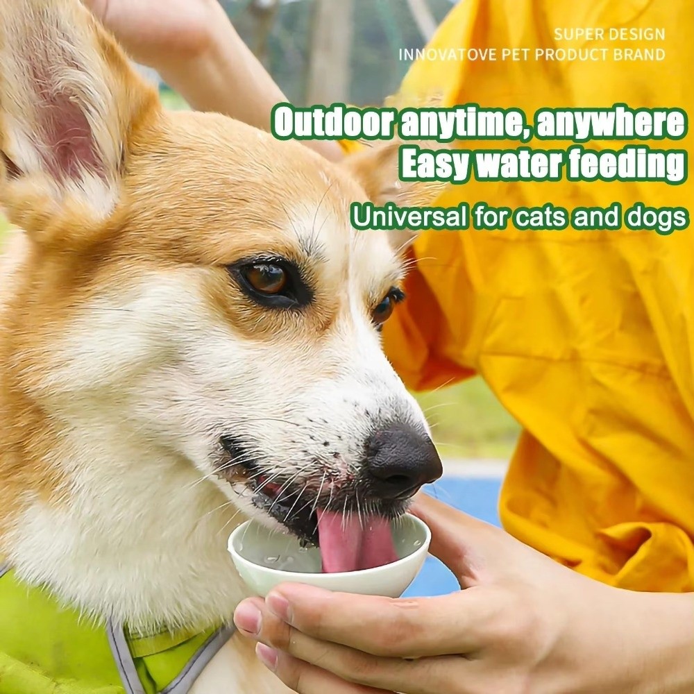 New Silicone Dog Water Bottle  - Food Storage With Scoop ulasan dan harga