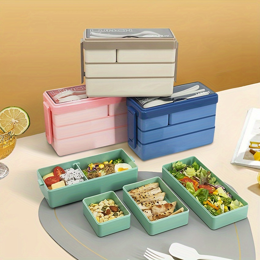 1450ML Bento Lunch Box Large C - Food Storage With Scoop ulasan dan harga