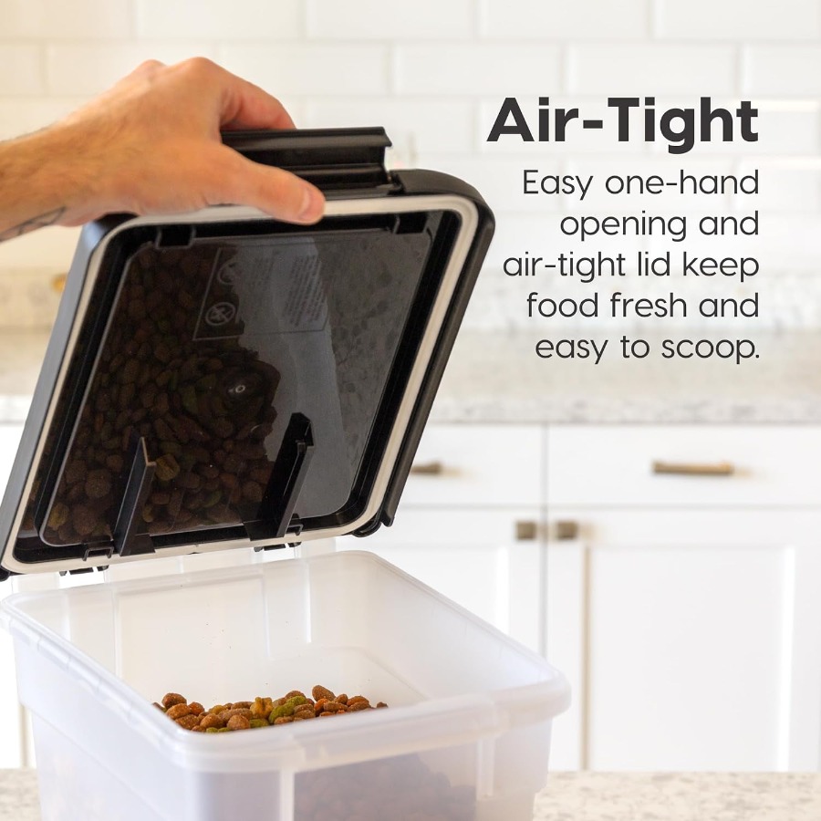 IRIS 10 Lbs. Airtight Pet Food - Food Storage Pet ulasan dan harga