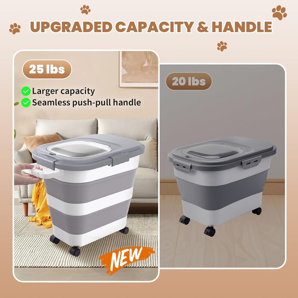 Airtight Dog Food Storage Cont - Food Storage With Scoop ulasan dan harga