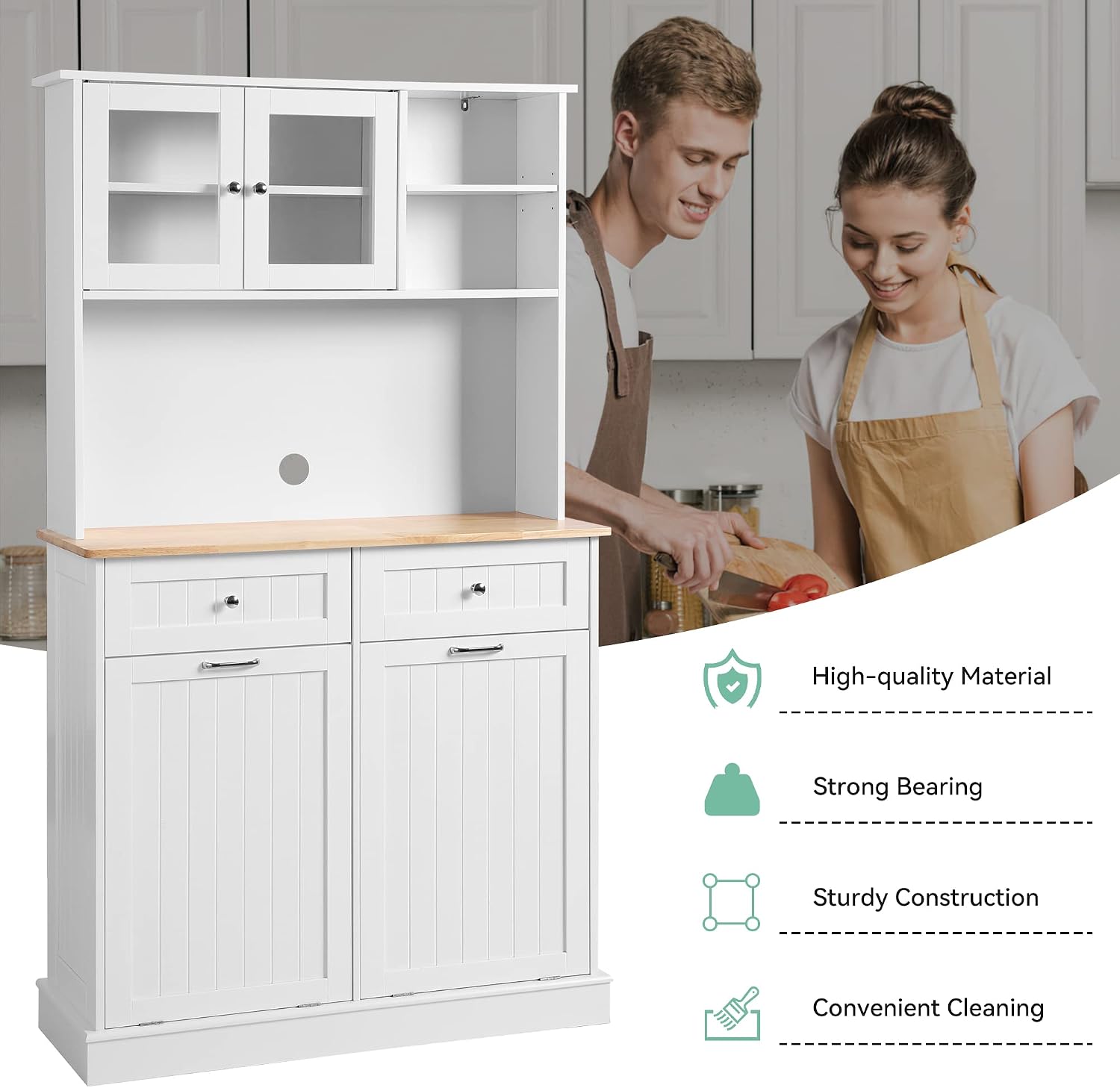Kitchen Pantry Storage Cabinet - Food Storage Without Pantry ulasan dan harga