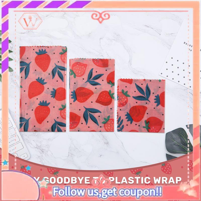 1Set Reusable Beeswax Cloth Wr - Beeswax Food Wrap ulasan dan harga