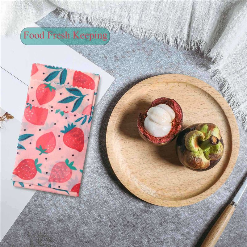 B62B-4Set Reusable Beeswax Clo - Beeswax Food Wrap ulasan dan harga