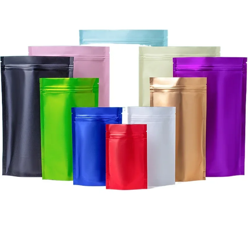 100pcs Custom Matt Finished Se - Food Storage Ziploc Bags ulasan dan harga