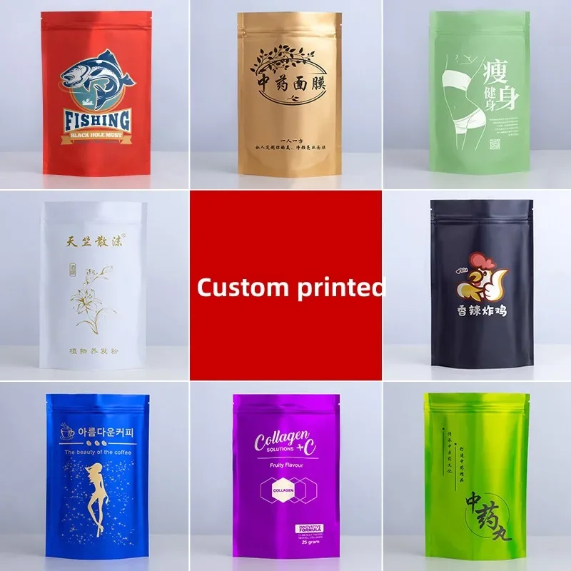100pcs Custom Matt Finished Se - Food Storage Ziploc Bags ulasan dan harga