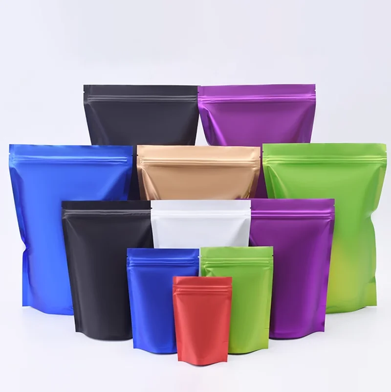 100pcs Custom Matt Finished Se - Food Storage Ziploc Bags ulasan dan harga