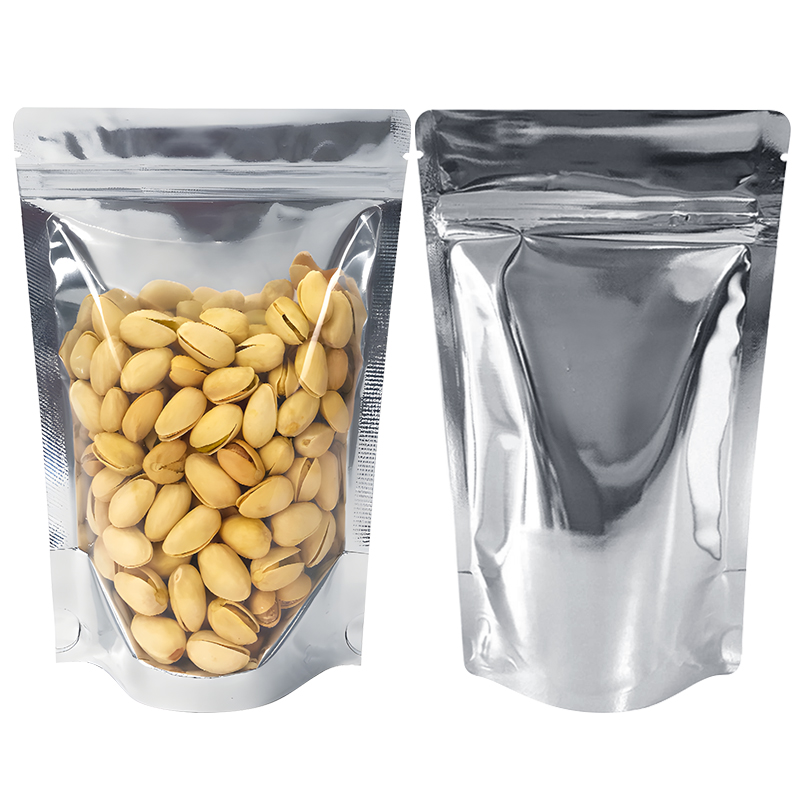 100pcs One Side Aluminum Foil  - Food Storage Ziploc Bags ulasan dan harga