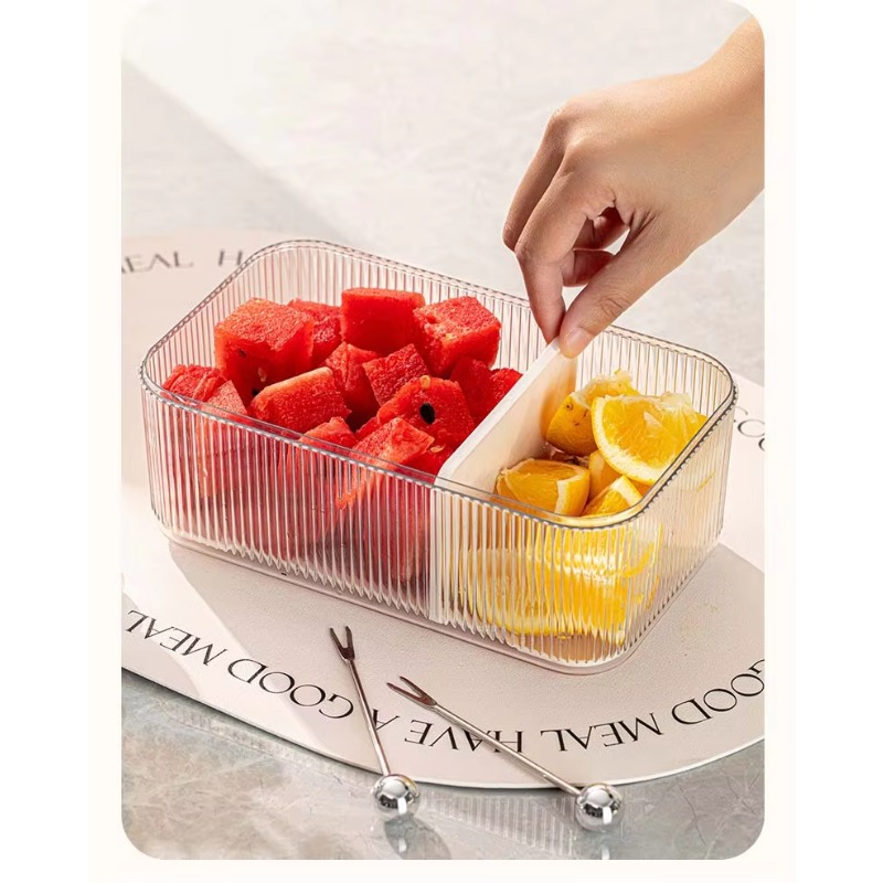 Stackable Plastic Rectangle PE - Food Storage Pet ulasan dan harga