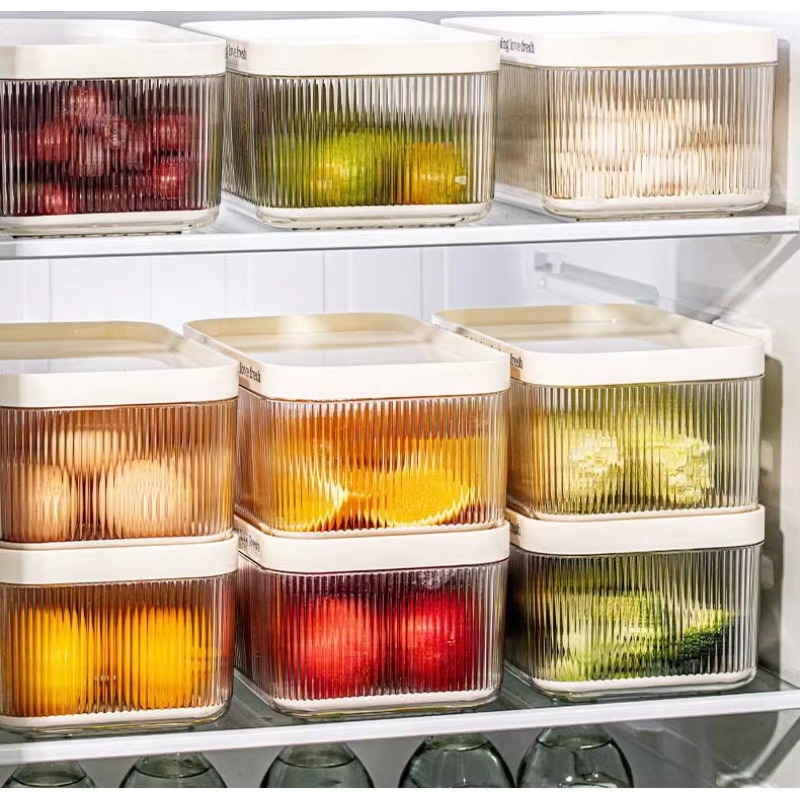 Stackable Plastic Rectangle PE - Food Storage Pet ulasan dan harga