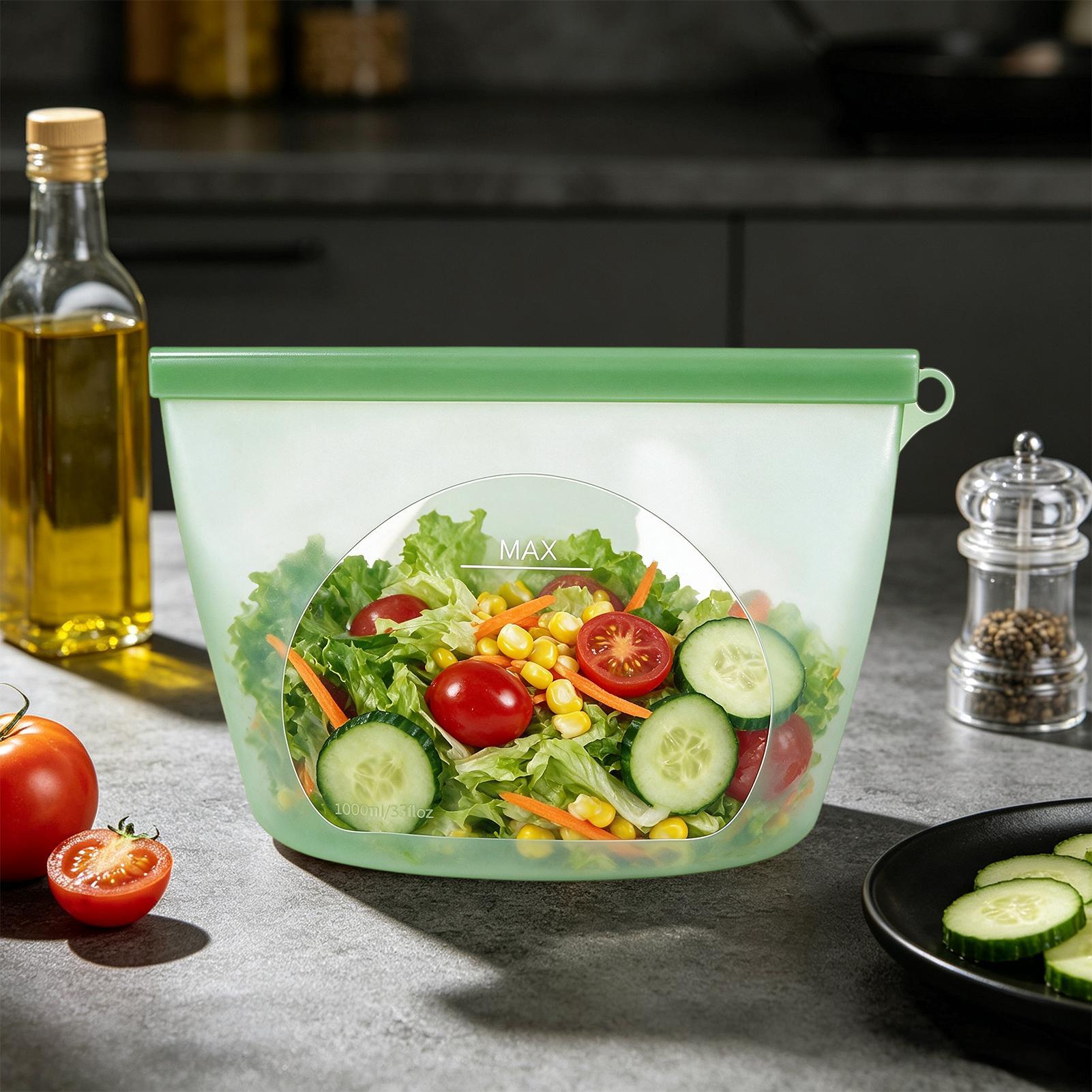 Reusable Food Storage Bags Lea - Food Storage Ziploc Bags ulasan dan harga