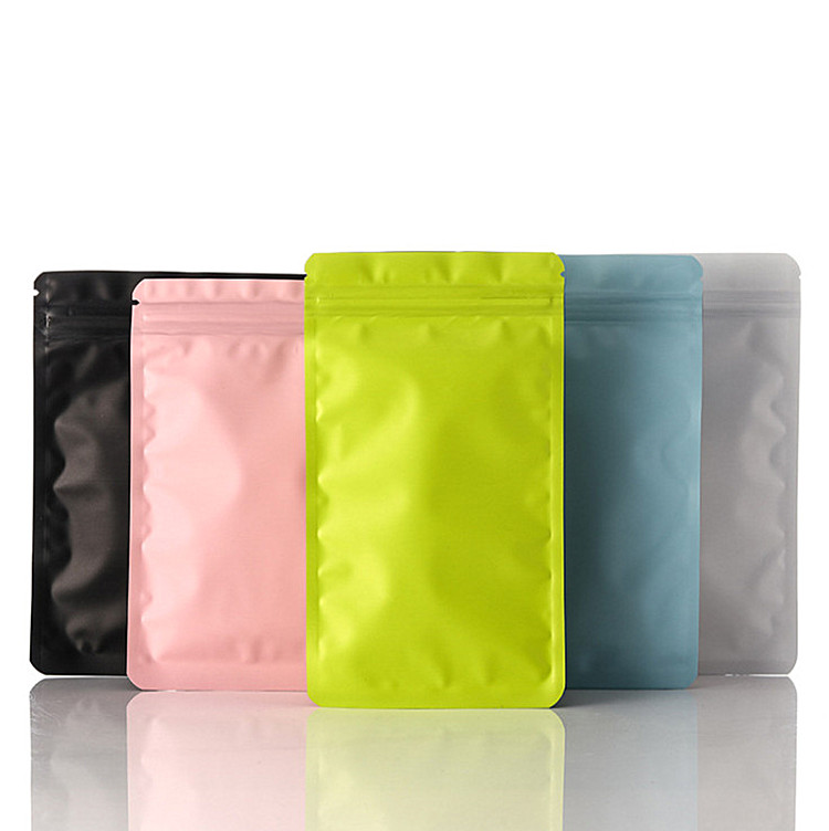 200pcs Frosted Aluminum Foil F - Food Storage Ziploc Bags ulasan dan harga