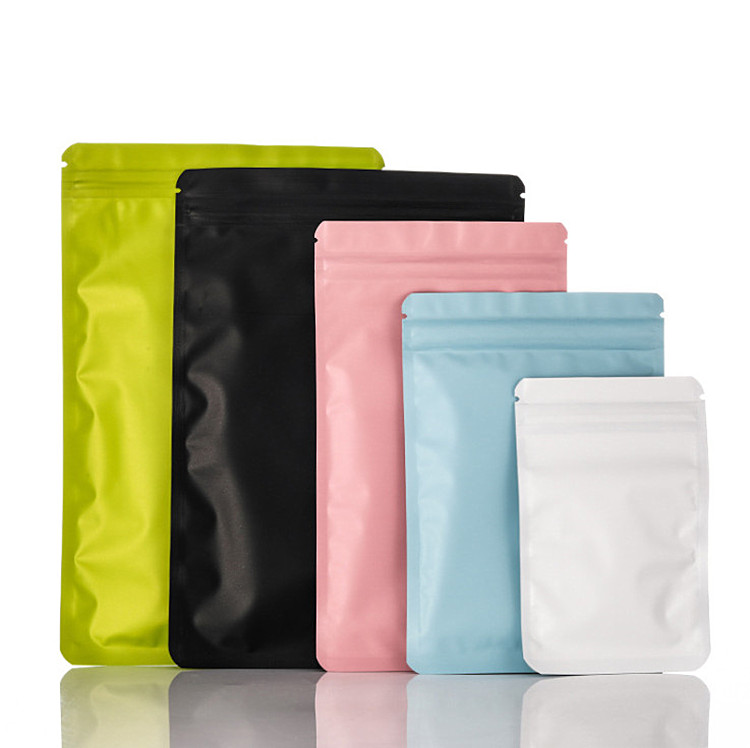 200pcs Frosted Aluminum Foil F - Food Storage Ziploc Bags ulasan dan harga