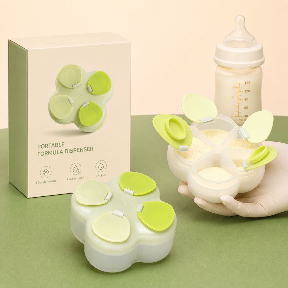 Partitioned Formula Dispenser  - Food Storage With Compartments ulasan dan harga