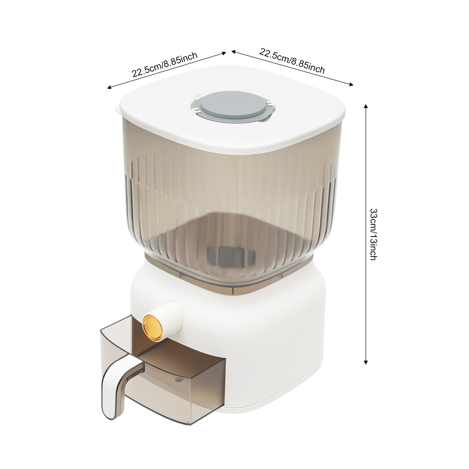 Square Grain Storage Container - Food Storage Without Pantry ulasan dan harga