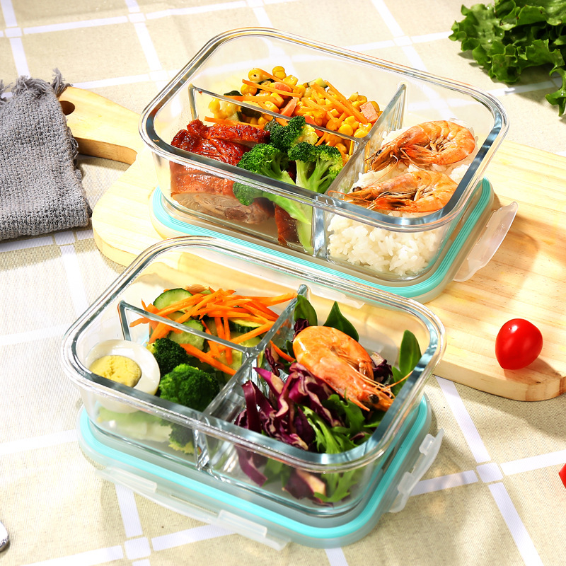 Glass Fresh-Keeping Box high B - Food Storage Containers Glass ulasan dan harga