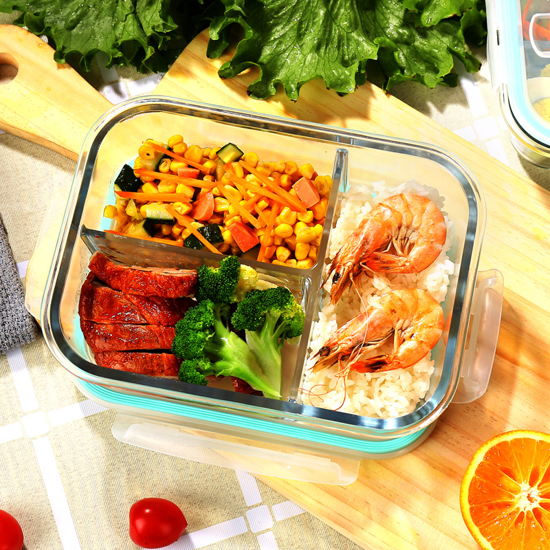 Glass Fresh-Keeping Box high B - Food Storage Containers Glass ulasan dan harga