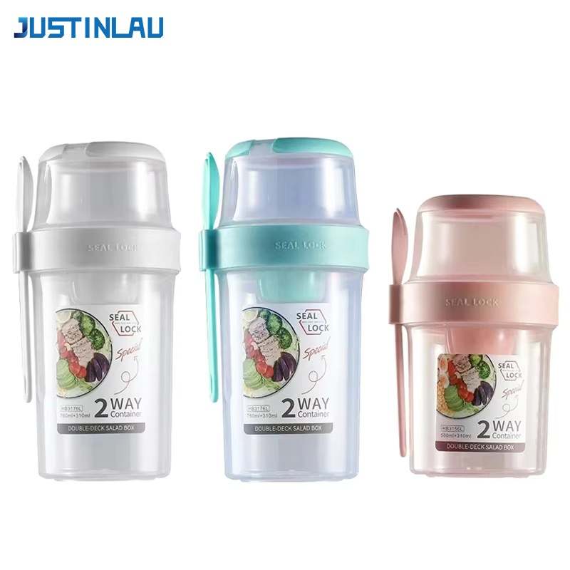 JUSTINLAU Portable Fitness Wei - Food Storage With Scoop ulasan dan harga